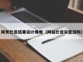岑溪网页栏目结果设计模板（网站栏目设置结构）